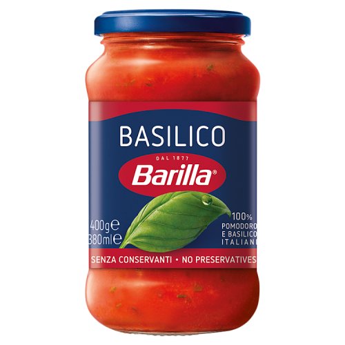 Barilla Basilico Sauce 400g pack shot