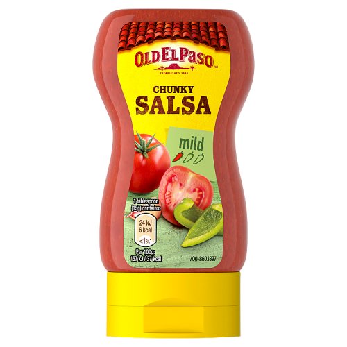 Old El Paso Squeezy Chunky Salsa 238g pack shot