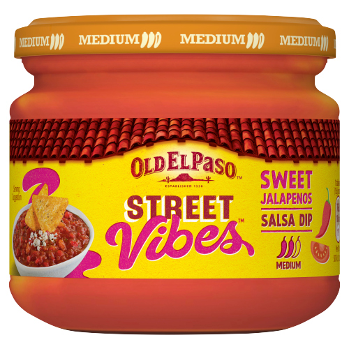 Old El Paso Street Vibes Red Jalapeno Salsa 335g pack shot