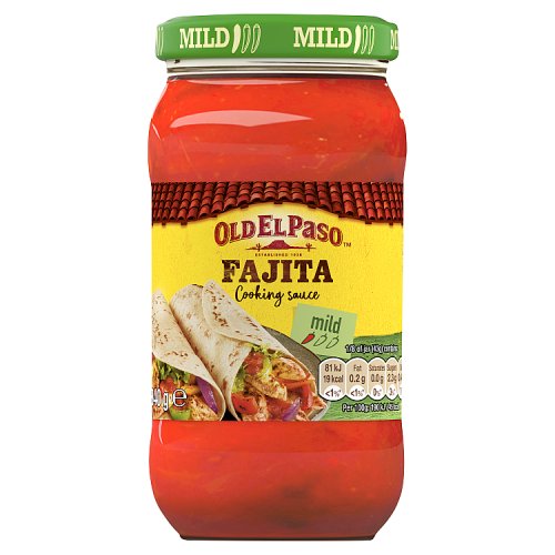 Old El Paso Fajita Cooking Sauce 340g pack shot