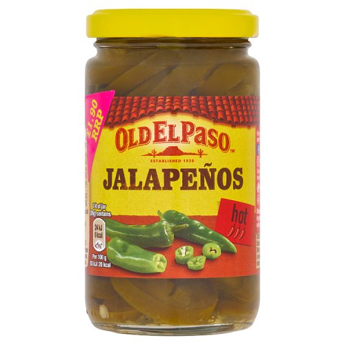Old El Paso Tangy Jalapeno Hot PM £1.90 215g pack shot