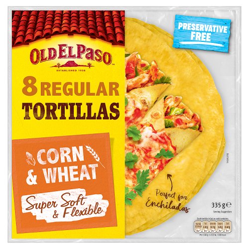 Old El Paso Corn Tortillas 335g pack shot