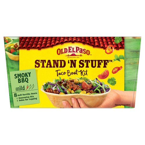 Old El Paso SNS Taco Boat BBQ Kit 350g pack shot
