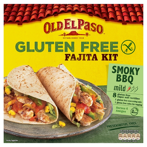 Old El Paso Gluten Free Fajita Kit 462g pack shot