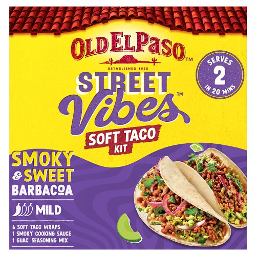 Old El Paso Street Vabes Barbacoa 255g pack shot