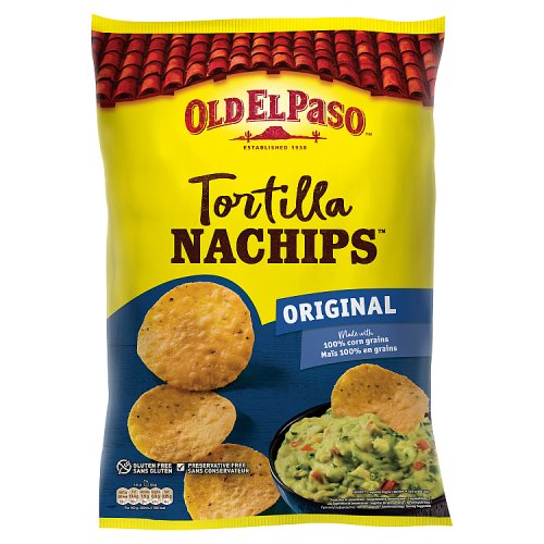 Old El Paso Original Tortilla Nachips 185g pack shot