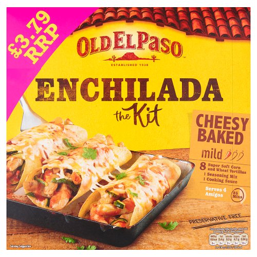 Old El Paso Enchilada Kit PM £3.79 663g pack shot