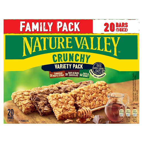 Nature Valley Variety Family Pack 10pk (10 x 42g) pack shot