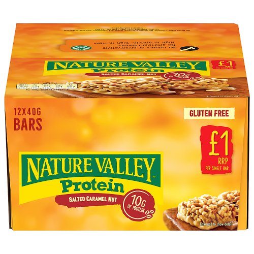 Nature Valley Protein Salted Caramel PM £1 40g pack shot
