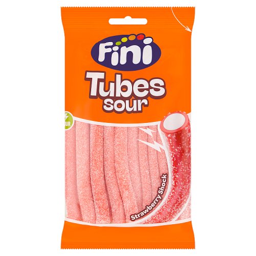 Fini Tubes Fizzy Strawberry Pencils 180g pack shot