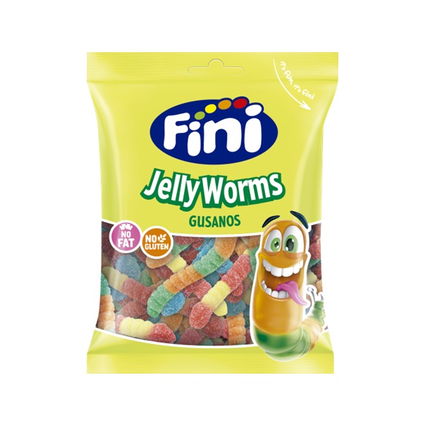 Fini Halal Jelly Worms 75g pack shot