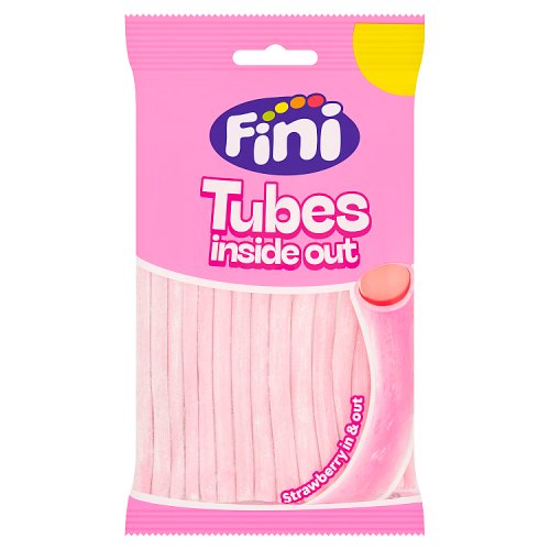 Fini Smooth Strawberry Tubes PM £1.25 140g pack shot
