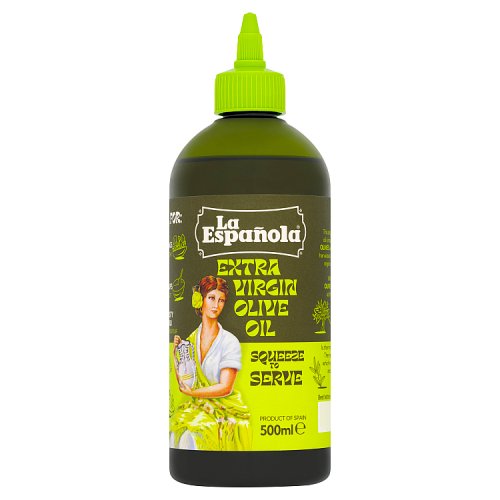 La Espanola Extra Olive Oil Squeezy Bottle 500ml pack shot