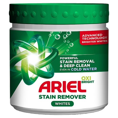 Ariel Diamond Bright White Stain Remover Powder 500g pack shot