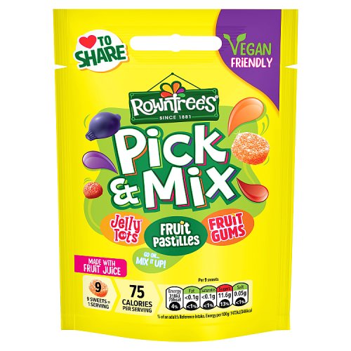 Rowntrees Pouch Pick & Mix 150g (Vegan) pack shot