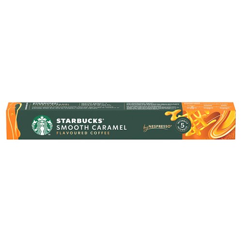 Starbucks Nespresso Caramel 10s 57g pack shot