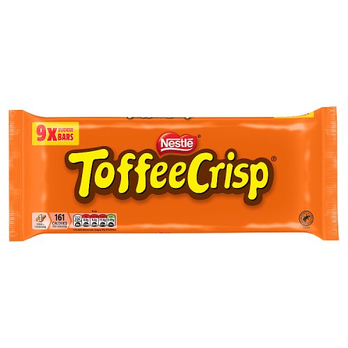 Toffee Crisp 9pk (9 x 31g) pack shot