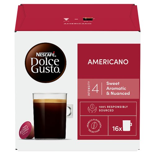 Nescafe Dolce Gusto Cafe Americano 16s 136g pack shot