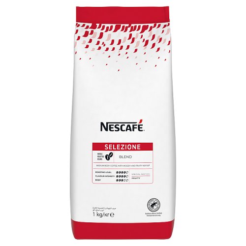 Nescafe Selezione Whole Roasted Beans Coffee 1kg pack shot