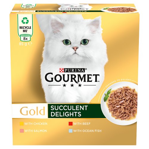 Gourmet Gold Succulent Delights (8 x 85g) pack shot