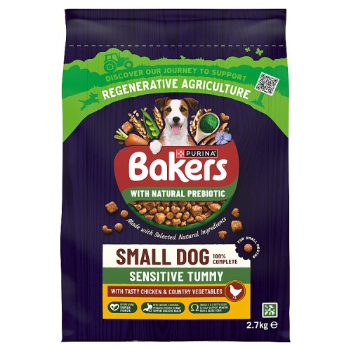 Bakers Small Dog Food Sensitive Tummy 2.7kg pack shot