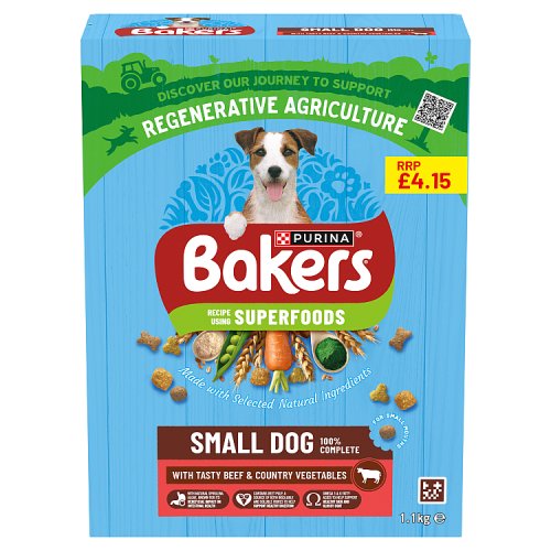 Bakers Adult Beef & Vegetables PM £4.15 1.1kg pack shot