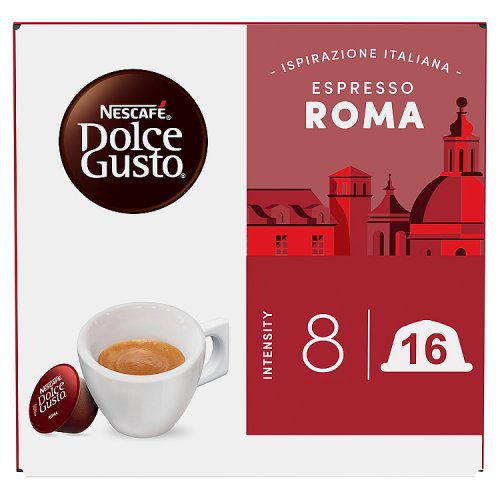 Nescafe Dolce Gusto Espresso Roma 16s (3 x 99.2g) pack shot
