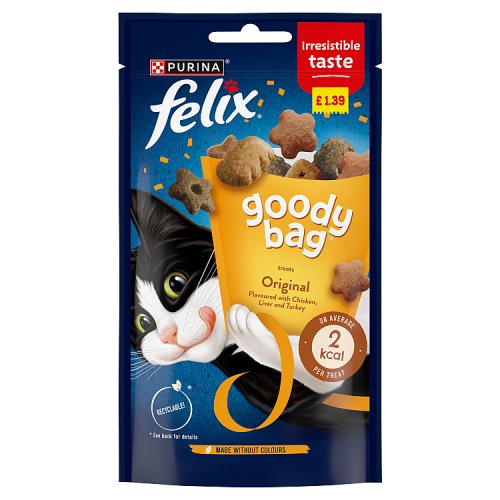 Felix Goody Bag OrigInal Mix PM £1.39 60g pack shot