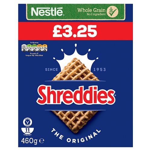 Nestle Shreddies The Original 460g PM £3.25 pack shot