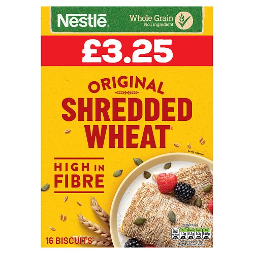 Nestle Shredded Wheat 360g PM £3.25 pack shot