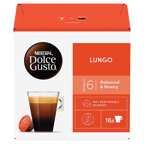 Nescafe Dolce Gusto Lungo 16s 86.6g pack shot