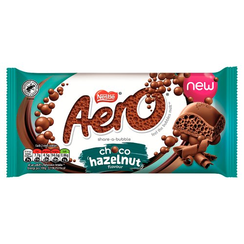 Aero Block Hazelnut 90g pack shot