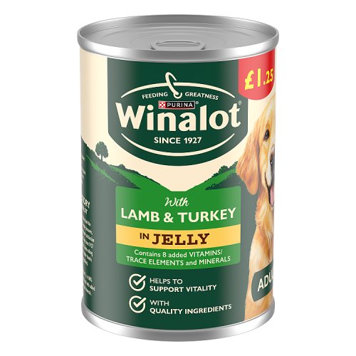 Winalot Classics Lamb Turkey PM £ 1.25 400g pack shot