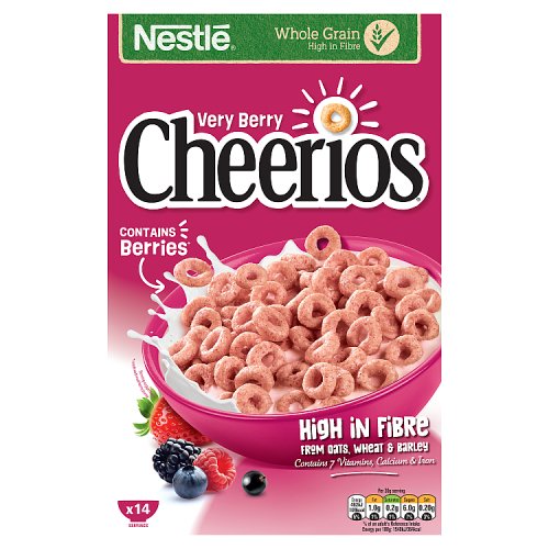Cheerios Very Berry 435g pack shot