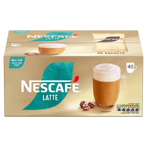 Nescafe Latte Sachets 40s pack shot