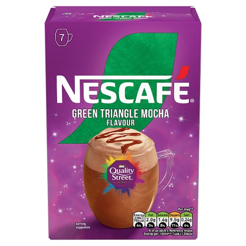Nescafe Quality Street Green Triangle Mocha 7pk (7 x 133g) pack shot