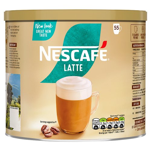 Nescafe Latte Tin 1kg pack shot