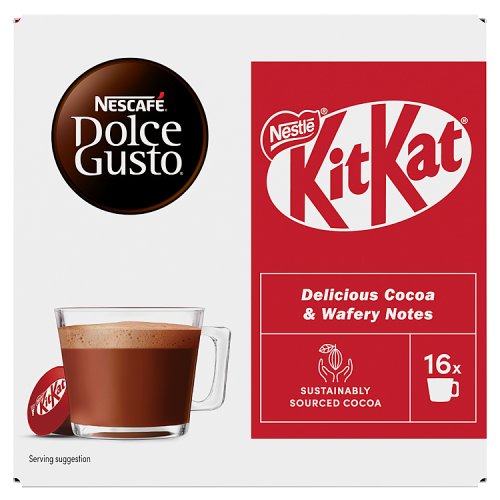 Nescafe Dolce Gusto KitKat 16s 256g pack shot