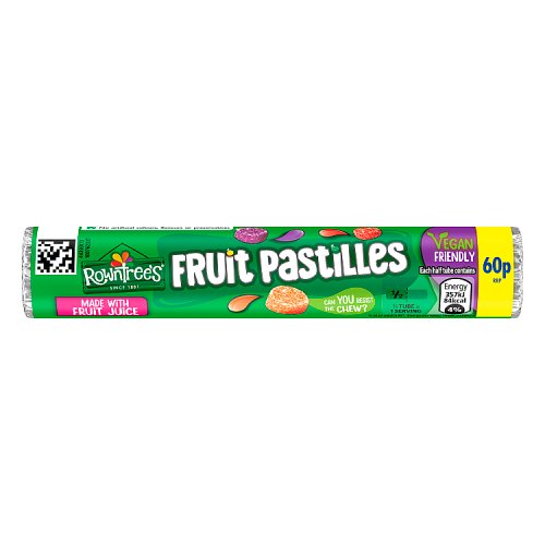 Rowntrees Fruit Pastilles PM 60p 48g pack shot