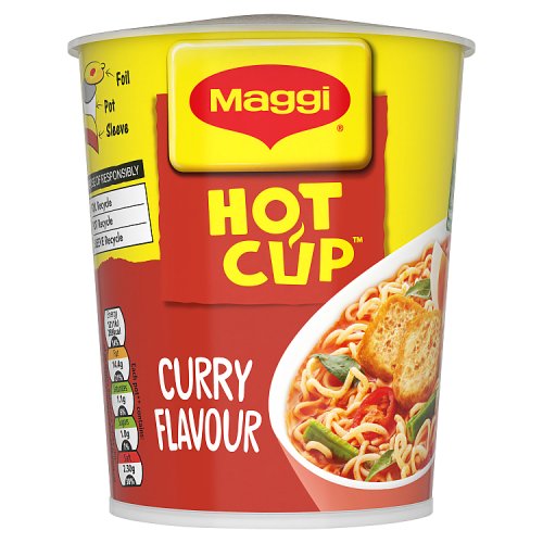Maggi Hot Noodles Cup Curry 59.2g pack shot