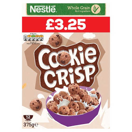 Nestle Cookie Crisp PM £3.25 375g pack shot