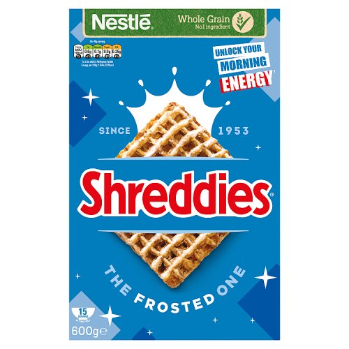 Shreddies The Frosted One Cereals 600g pack shot