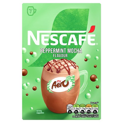 Nescafe Aero Peppermint 7pk (7 x 133g) pack shot
