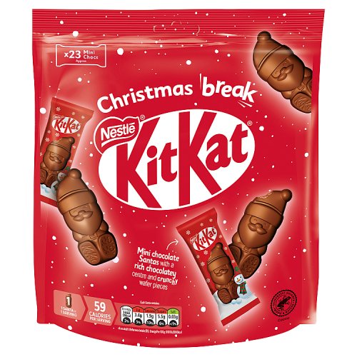 KitKat Santa Large Pouch 264g pack shot