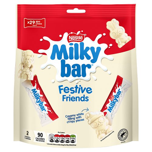 Milkybar Festive Friend Pouch 262g pack shot