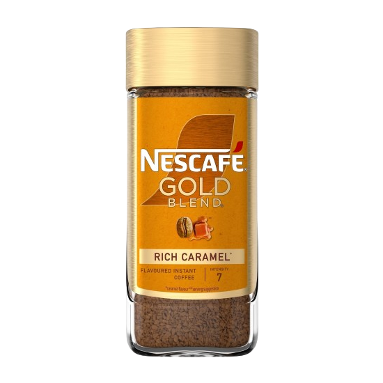 Nescafe Gold Blend Rich Caramel Instant Coffee 95g pack shot