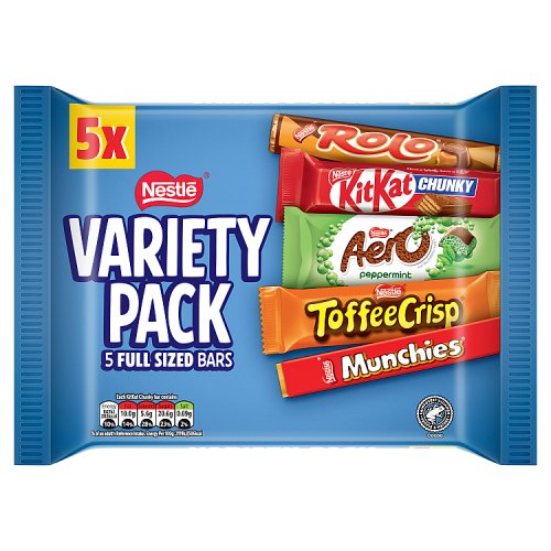 Nestle Variety Multipack (5 x 43g) 218g pack shot