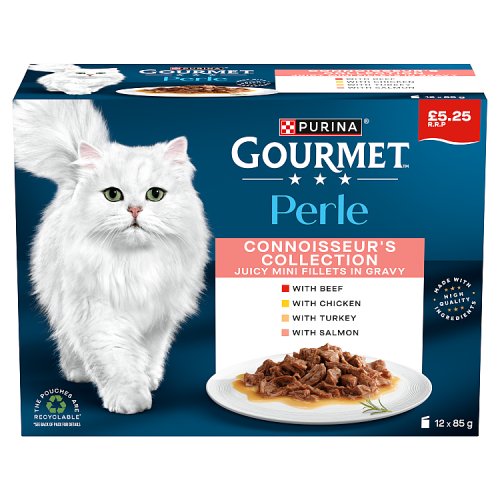 Gourmet Perle Connoisseurs Mixed PM £5.25 (12 x 85g) pack shot