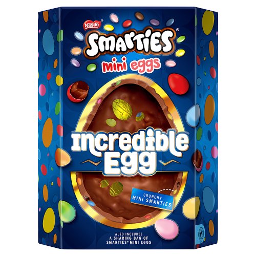 Smarties Mini Eggs Incredible Egg 380g pack shot