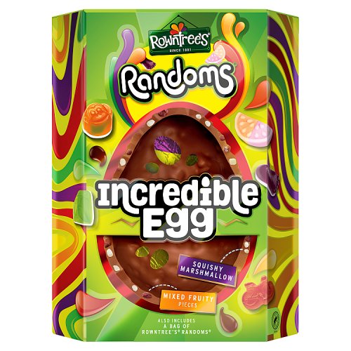 Rowntrees Randoms Inclusion Egg 380g pack shot
